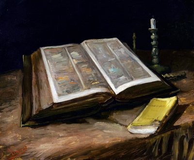 Still Life with Bible by Vincent van Gogh